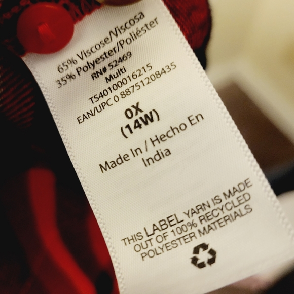 Terra sky button up flannel - Picture 4 of 5